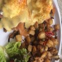 Smoked Salmon Hash Brown Benedict
