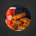 6 Tenders, 2 Drinks